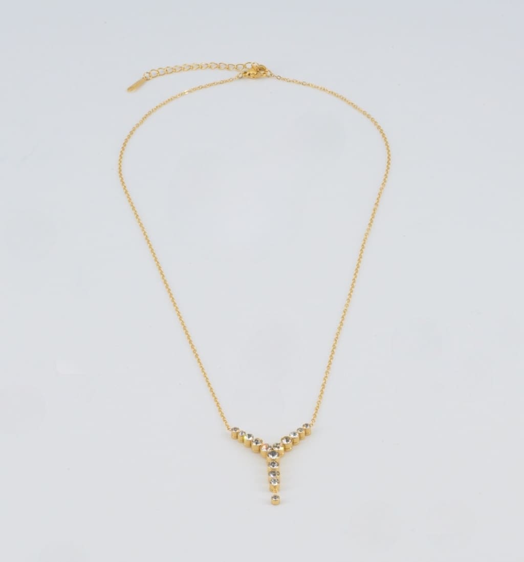 Sparkle Y Necklace