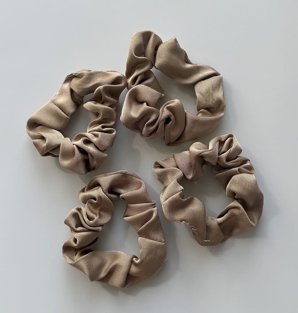 Blush Silk Touch Scrunchies