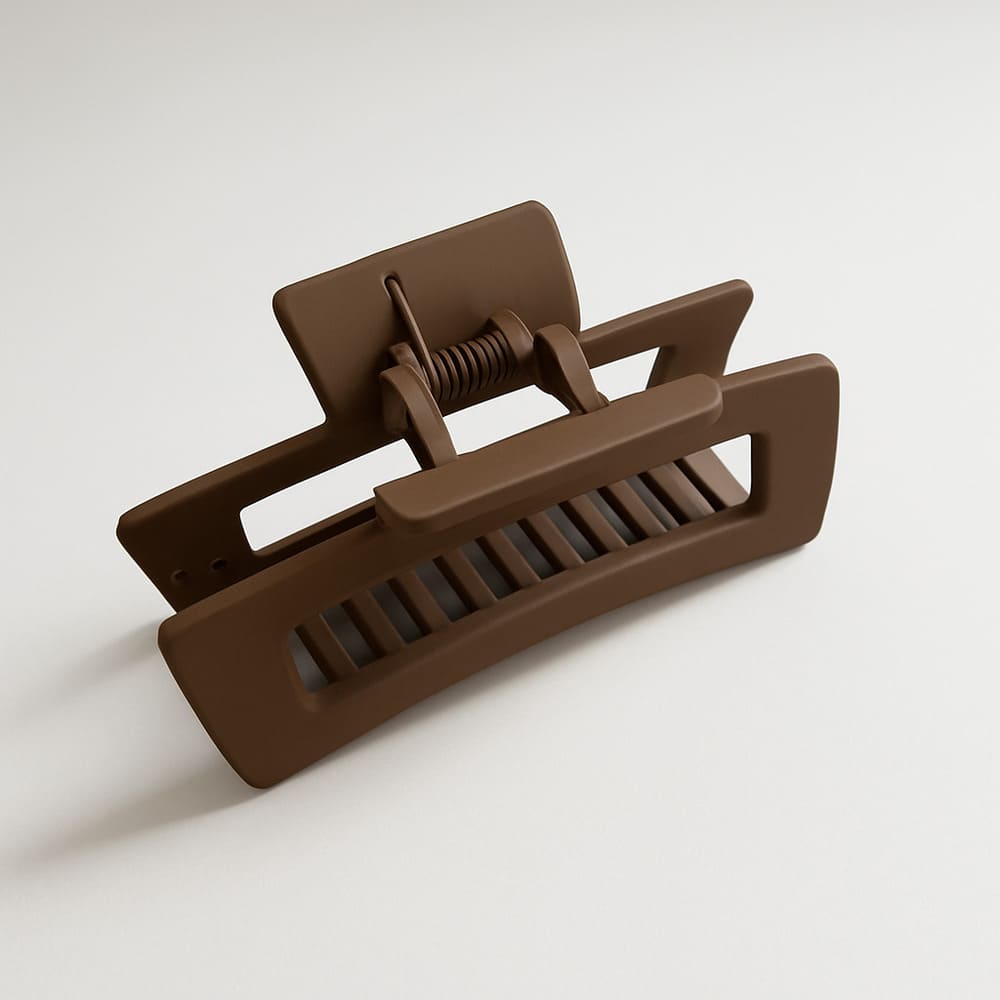 Matte Mocha Claw Clips
