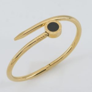 Noir Nail Bangle Bracelet