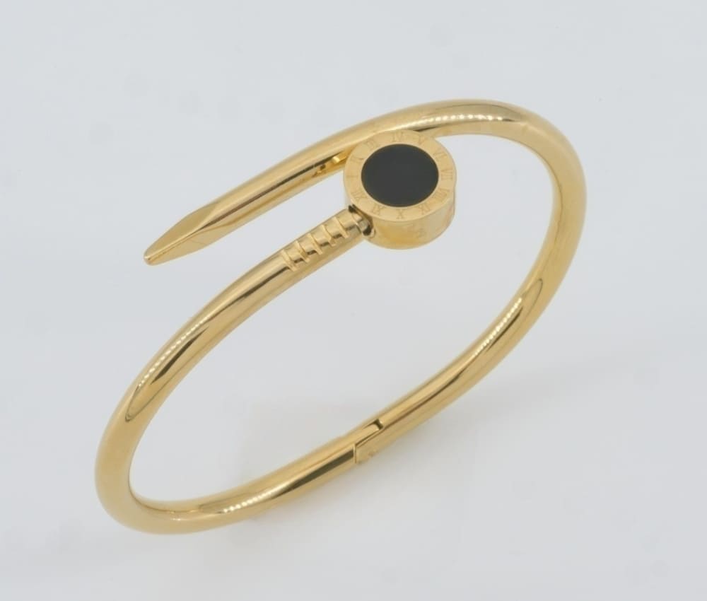 Noir Nail Bangle Bracelet