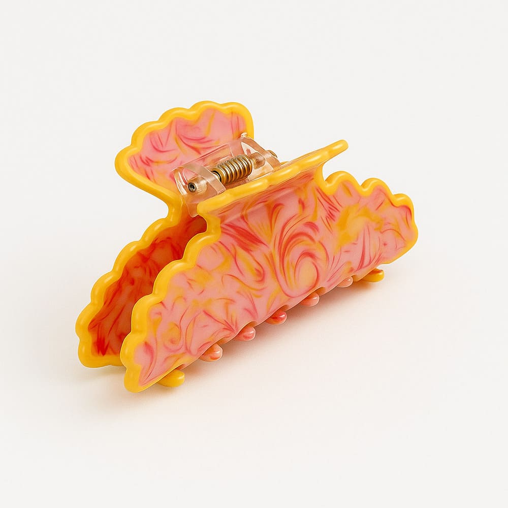 Sunset Swirl Claw Clips