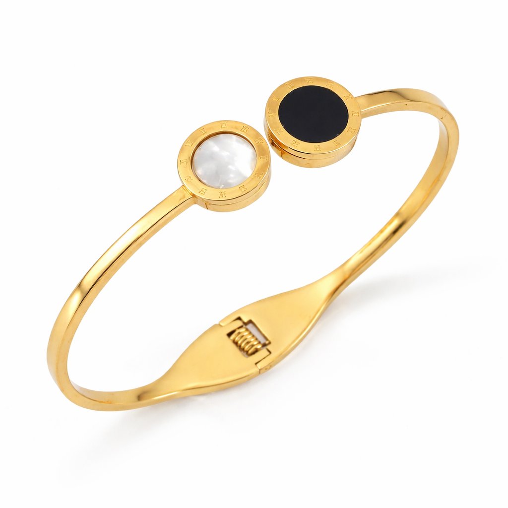 Nova Dual-Tone Bangle Bracelet