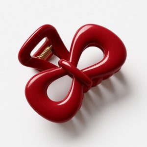 Crimson Infinity Claw Clips