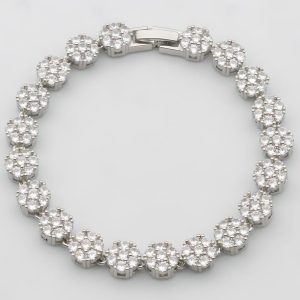 Flora Pavé Bracelets