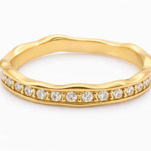 Celestial Starburst Wave Ring