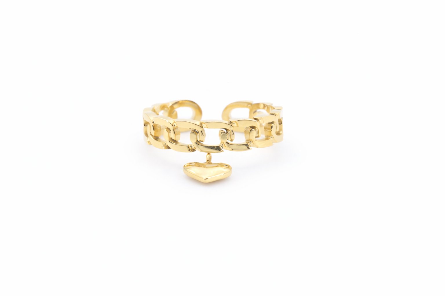 Eternal Love Chain Heart Ring