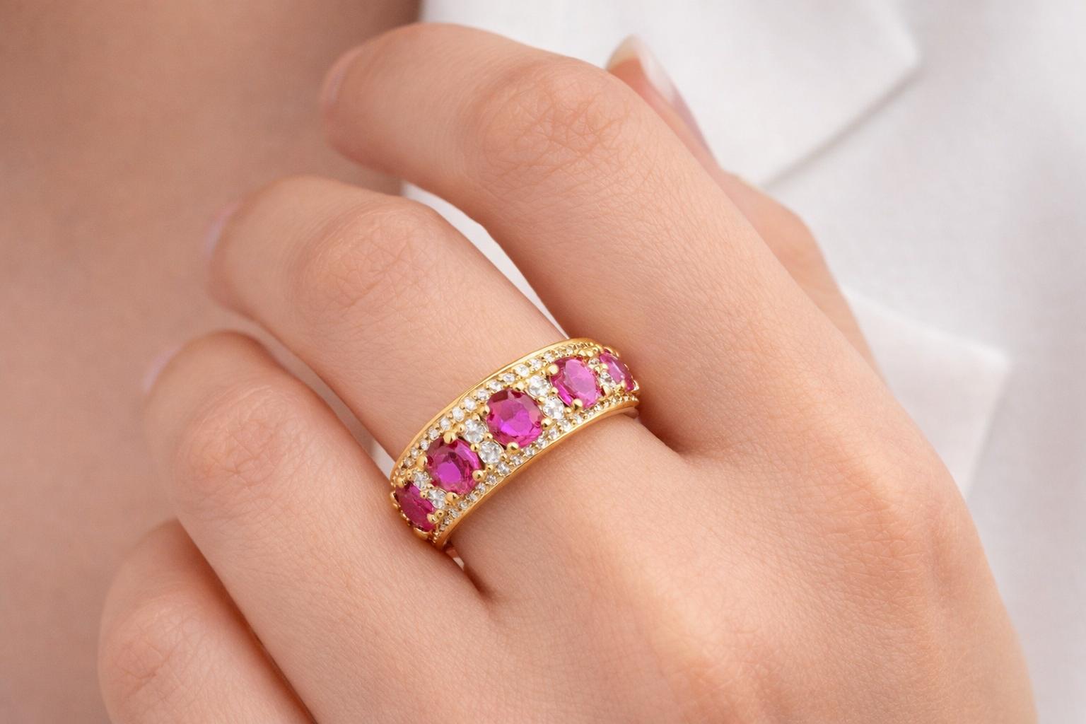Sparkle Cubic Zirconia Ring